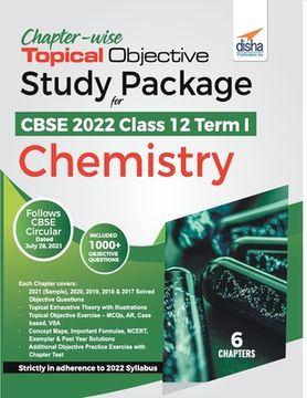 portada Chapter-wise Topical Objective Study Package for CBSE 2022 Class 12 Term I Chemistry (en Inglés)