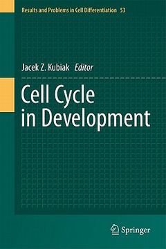 portada cell cycle in development (en Inglés)