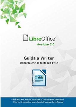 portada Guida a Libreoffice Writer 3. 6 (en Italiano)