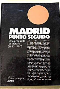 portada Madrid punto seguido: una propuesta de lectura (1985-1990)
