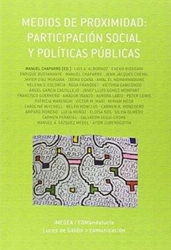 portada Medios de proximidad : participación social y políticas públicas