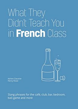 portada What They Didn'T Teach you in French Class: Slang Phrases for the Cafe, Club, Bar, Bedroom, Ball Game and More (en Inglés)