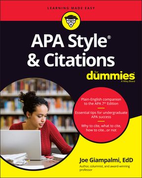 portada Apa Style and Citations for Dummies (For Dummies (Language & Literature)) (en Inglés)