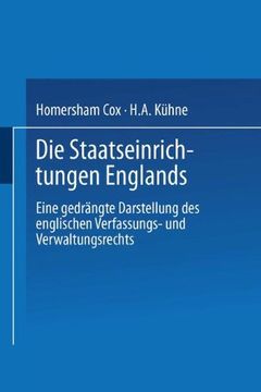 portada Die Staatseinrichtungen Englands