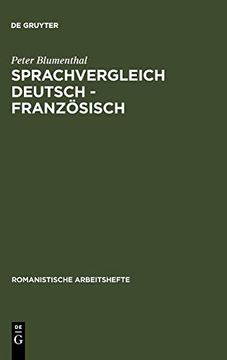 portada Sprachvergleich Deutsch - Französisch 