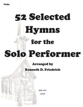 portada 52 Selected Hymns for the Solo Performer-violin version (en Inglés)