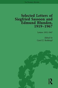 portada Selected Letters of Siegfried Sassoon and Edmund Blunden, 1919-1967 Vol 2