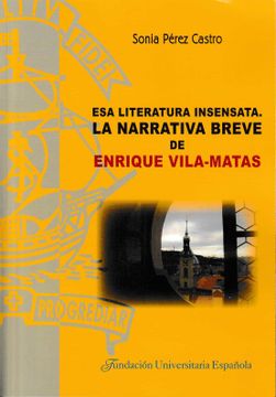 portada Esa Literatura Insensata (in Spanish)