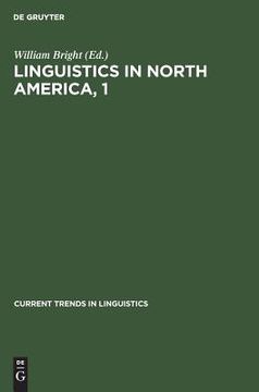 portada Linguistics in North America, 1 (Current Trends in Linguistics) (en Inglés)