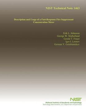 portada Description and Usage of a Fast-Response Fire Suppressant Concentration Meter (en Inglés)