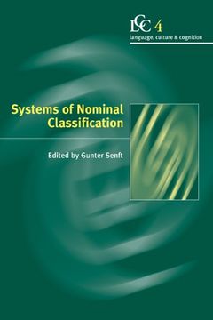 portada Systems of Nominal Classification: 0 (Language Culture and Cognition) (en Inglés)