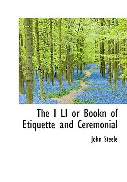 portada the i li or bookn of etiquette and ceremonial (en Inglés)