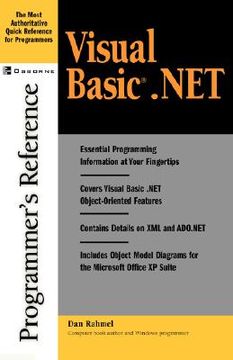 portada visual basic.net programmer's reference (en Inglés)