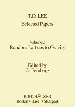 portada selected papers volume 3: random lattices to gravity (en Inglés)