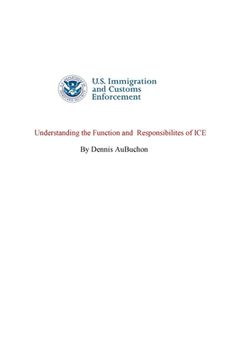 portada Understanding the function and responsibilities of ICE (in English)