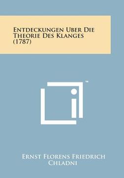 portada Entdeckungen Uber Die Theorie Des Klanges (1787) (in German)
