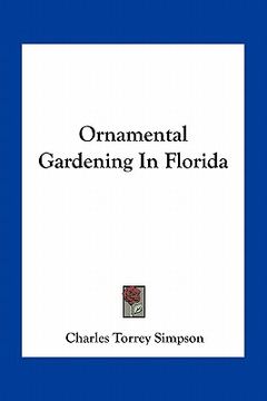 portada ornamental gardening in florida (en Inglés)
