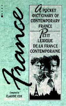 portada pocket dictionary of contemporary france