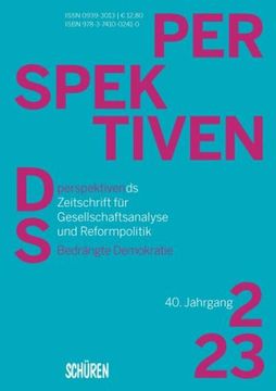 portada Bedrängte Demokratie (in German)
