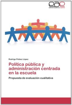 portada Política pública y administración centrada en la escuela: Propuesta de evaluación cualitativa