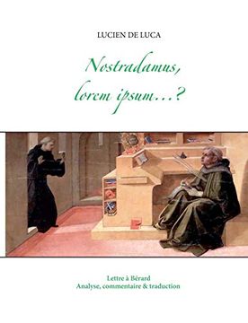 portada Nostradamus, Lorem Ipsum. Analyse, Commentaire et Traduction de la Lettre à Bérard 