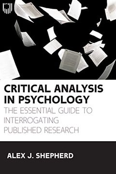 portada Critical Analysis in Psychology (en Inglés)