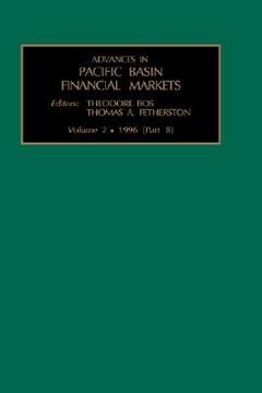 portada advances in pacific basin financial markets: vol 2, parts a & b (en Inglés)