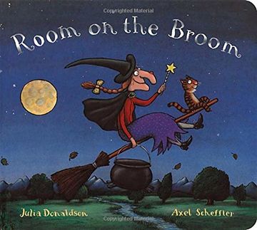 portada Room on the Broom Board Book (in English)