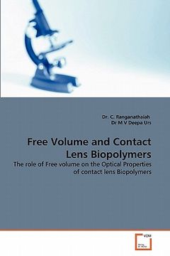 portada free volume and contact lens biopolymers (en Inglés)