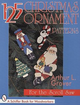 portada 125 christmas ornament patterns for the scroll saw (en Inglés)
