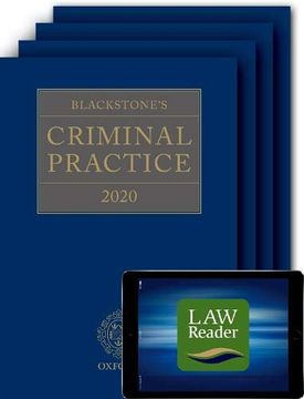 portada Blackstone'S Criminal Practice 2020 (Book, all Supplements, and Digital Pack) (en Inglés)