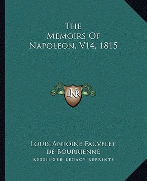 portada the memoirs of napoleon, v14, 1815 (in English)