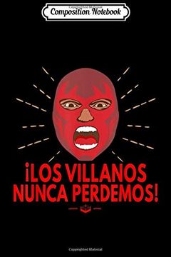 portada Composition Not: Lucha Libre Camisa (Mexican Wrestling) - Masked Wrestler Journal 