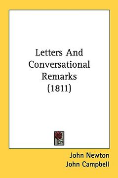 portada letters and conversational remarks (1811) (en Inglés)