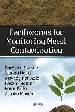 portada earthworms for monitoring metal contamination (en Inglés)