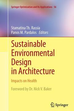 portada Sustainable Environmental Design in Architecture: Impacts on Health (en Inglés)