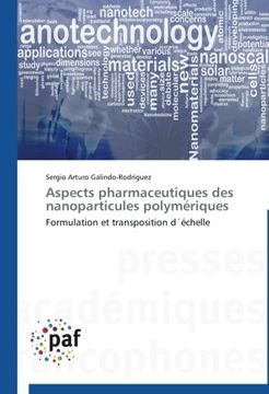 portada Aspects Pharmaceutiques Des Nanoparticules Polymeriques