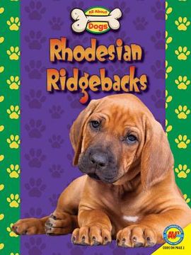portada Rhodesian Ridgebacks (en Inglés)