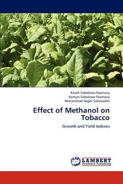 portada effect of methanol on tobacco