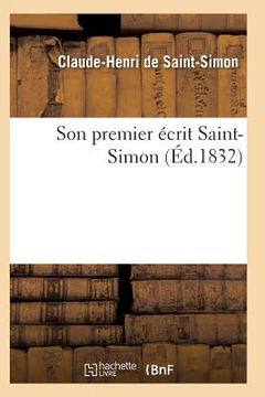 portada Son Premier Écrit (in French)