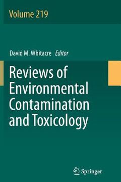portada Reviews of Environmental Contamination and Toxicology (in English)