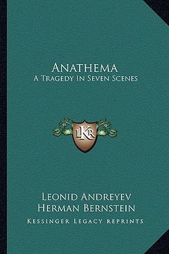 portada anathema: a tragedy in seven scenes