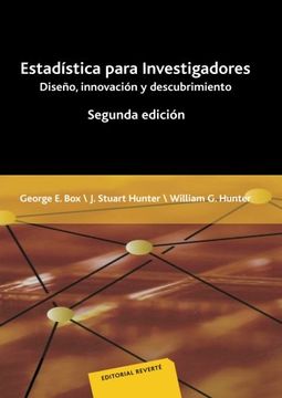portada Estadistica Para Investigadores: Diseño, Innovacion y Descubrimie nto (2ª Ed. ) (in Spanish)