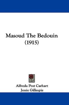 portada masoud the bedouin (1915)