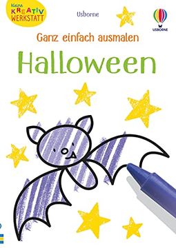 portada Kleine Kreativ-Werkstatt - Ganz Einfach Ausmalen: Halloween: Kleine Kreativ-Werkstatt (en Alemán)