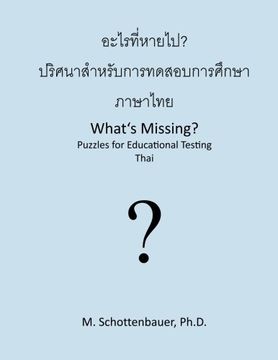 portada What's Missing?  Puzzles for Educational Testing: Thai (Thai Edition)