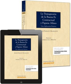 portada Transgresión de la Buena fe Contractual y Figuras Afines,La (Monografía)