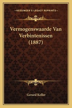 portada Vermogenswaarde Van Verbintenissen (1887)
