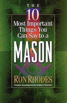 portada the 10 most important things you can say to a mason (in English)