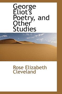 portada george eliot's poetry, and other studies (in English)